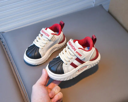 Children's Breathable Sports Shoes  Spring Autumn New Boys Girls Soft Soled Anti -Slip Leather Shoes Baby Kids Running Shoe