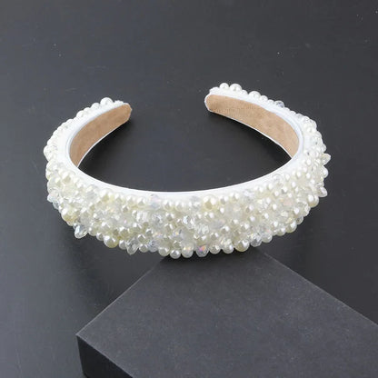 Gorgeous Personality Rhinestone Headwear Fashion Hairband Luxury Baroque Rhinestone Headband Wedding Ladies Bridal Hair