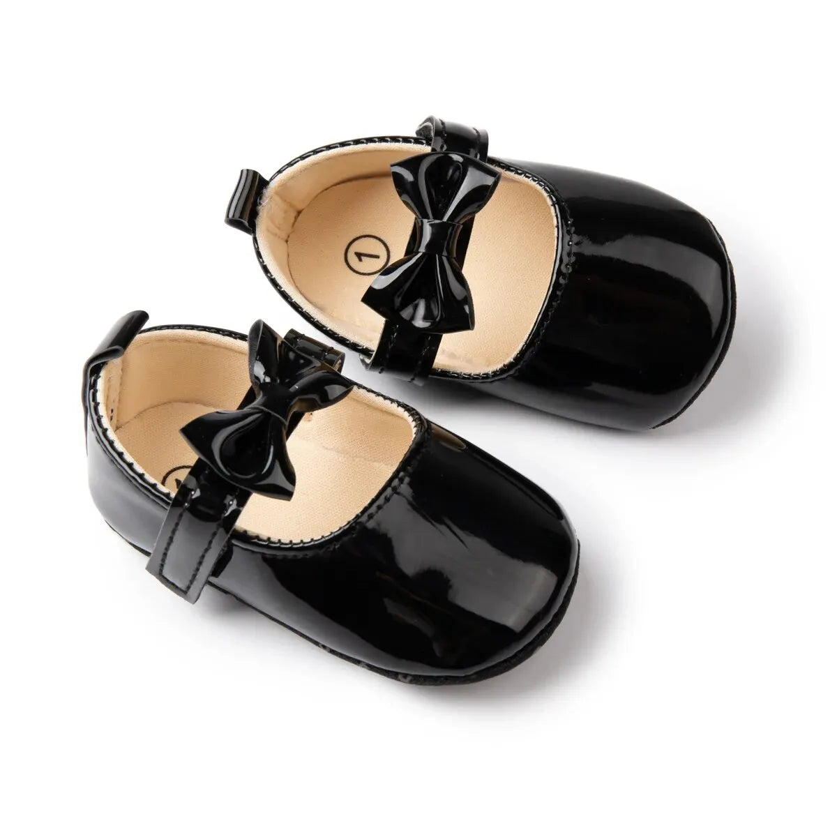 Baby Girls Shoes Bowknot Princess Dress Shoes PU Anti-slip Soft Sole Infant First Walkers Newborn Crib Baby Shoes