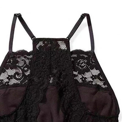 Summer Embroidery Flower Lace Tube Top Halter Backless Bandeau Bra Breathable Perspective Thin Women Underwear