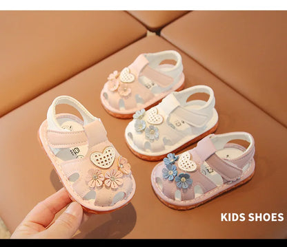 Baby Shoes Summer New Baby Calling Shoe Soft soled  Baby Girl Sandals Anti slip Girl Shoe Children sandals