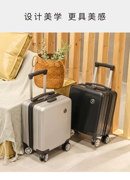 14 Inch Small Luggage Compartment 20*30*40 Cm Spring and Autumn Air Travel Boarding Password Box Travel Suitcase