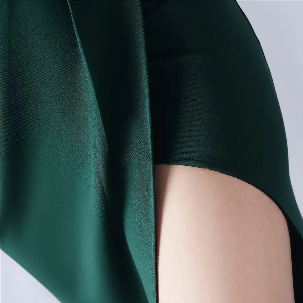 Women's Elegant Dresses for Prom Party Dress Evening Formal Gala Woman Luxury Special Events Occasion Chic Simple Satin 2024