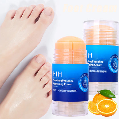 Anti Cracking Feet Cream Stick Double Protection Moisturizing Peach Orange Hand Foot Softening Dry Exfoliation Daily Foot Care
