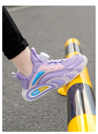 boy Kids Spring Sneakers Girls School Casual Shoes Outdoor Breathable Running Shoes Light Soft Pink Non-slip Children Shoes