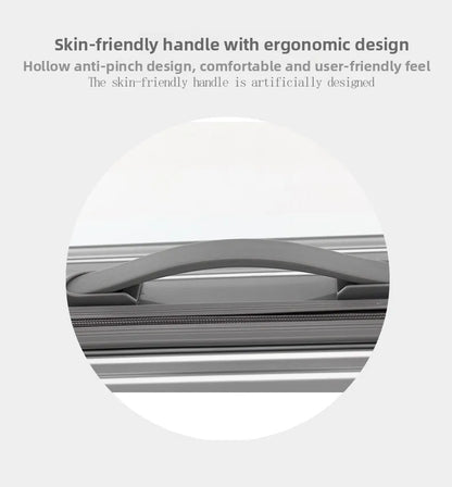 Magnesium Aluminum Alloy Luggage Set, 20" Carry-On & 28" Travel Suitcase with TSA Lock, Lightweight Durable