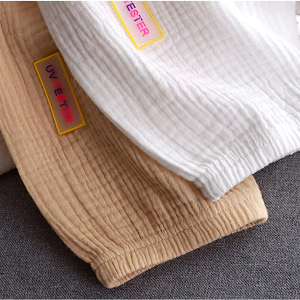 Children's Stand Collar Solid Cotton Set Kids Boy Homewear Clothes Children Clothing Casual Long Pants Set Daily