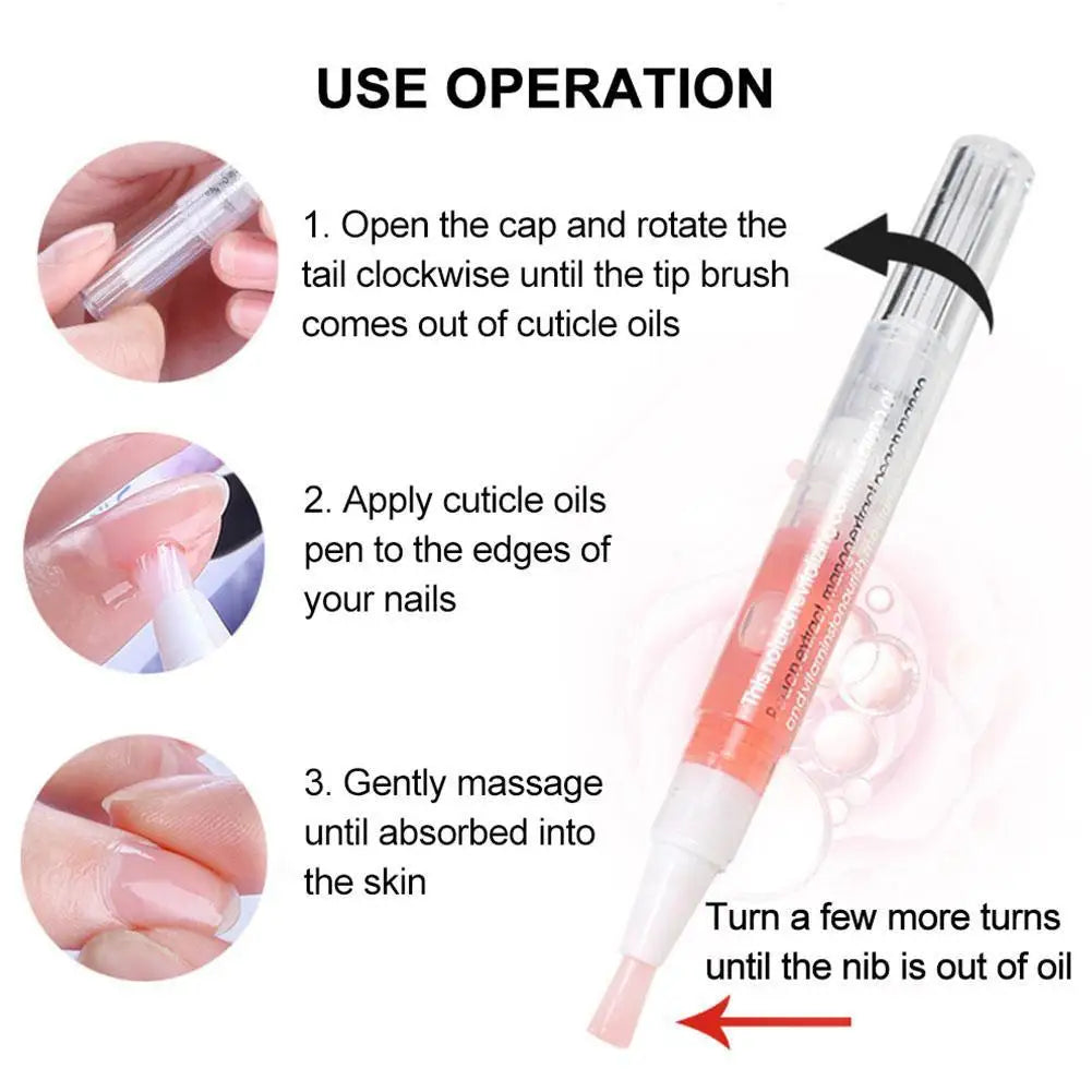 5ml Nail Nutrition Cuticle Oil Pen Cuticle Revitalizer Nails Nourishing Treatments For Cuticle Removal Nail Care Wholesale