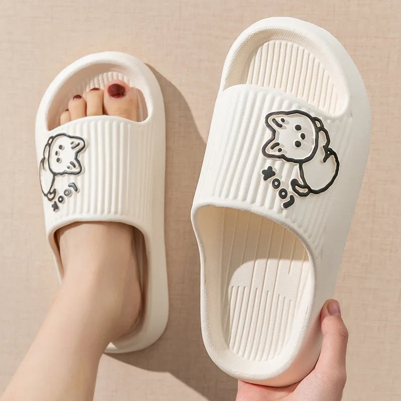 Bear Cartoon Summer Slippers Non Slip Platform Shoes Cute Indoor Outdoor Slippers Bangladesh