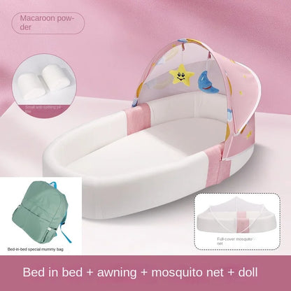 Lazychild Baby Bed In Bed Foldable Portable Newborn Sleeper Bionic Bb Bed Bed Anti Pressure Portable Cot Cunas Para El Bebe