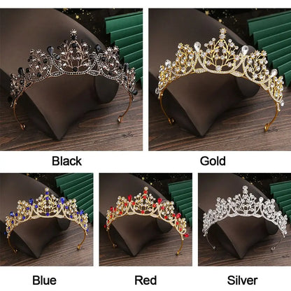 Bridal Hairpin Bridal Crystal Hair Ornaments Hair Comb Bridal Hair Accessories Rhinestone Hair Hoop Princess Crystal Tiaras