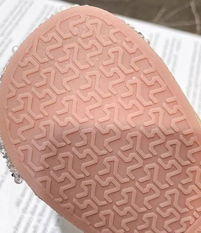 Girls Crystal Sparkle Princess Shoes Kids Fashion Leather Comfortable Party Performance Flats for Toddlers