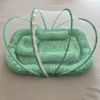 Multi-Function Travel Baby Nest Portable Baby Bed Crib Foldable Babynest Bassinet Infant Sleeping Children's Bed with Mosquito