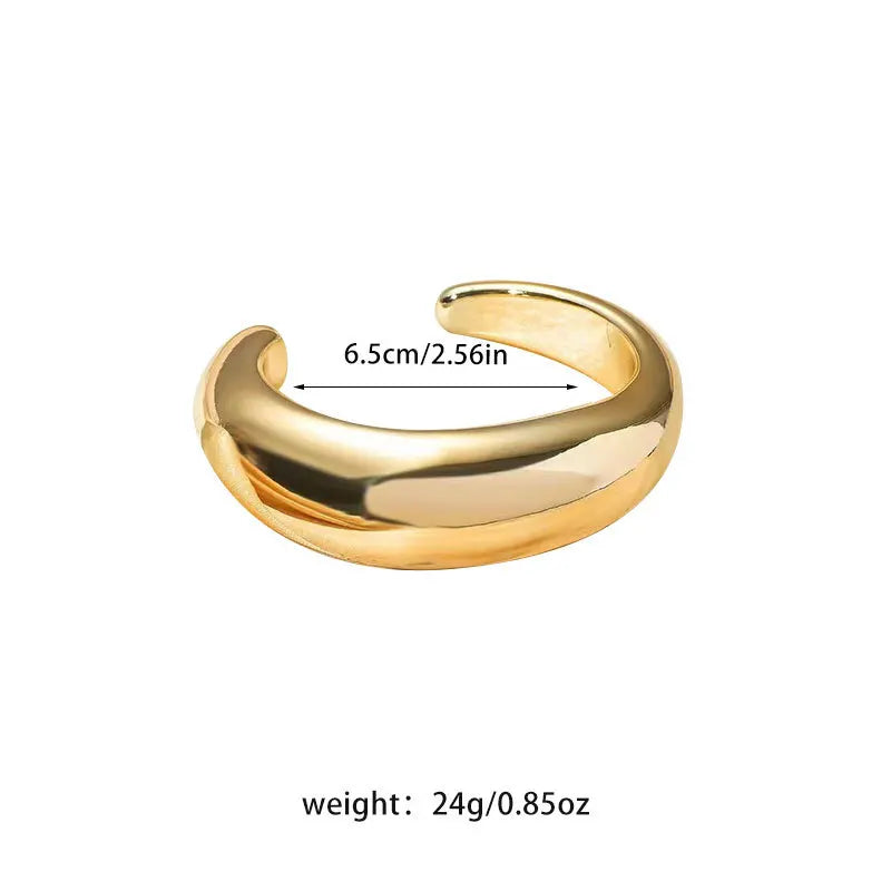 Fashion Exaggerated Irregular Bracelets for Women Simple Hip Hop Rock Personality Plastic Cuff Bangle Trendy Jewelry