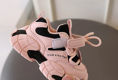 New Boy Fashion Sneaker Spring Mesh Breathable Platform Running Shoes Tennis Shoe High Quality Non Slip Sport Shoes Girls I01125