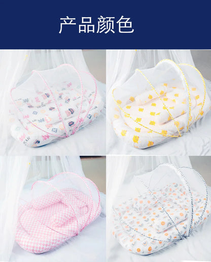 Multi-Function Travel Baby Nest Portable Baby Bed Crib Foldable Babynest Bassinet Infant Sleeping Children's Bed with Mosquito