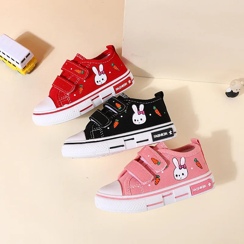 New Fashio Kid Shoe Boy Sneaker Shoe Spring Autumn Children Cartoon Canvas Sports Shoes Boys Girls Baby Board Shoes with Leisure