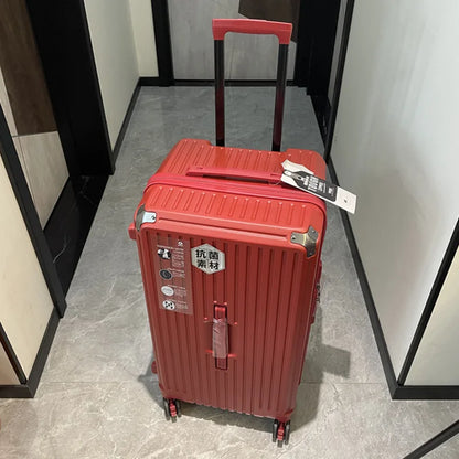 Oversized capacity student pull rod suitcase 28 "brake universal wheel travel luggage men's and women's password 32 " travel box