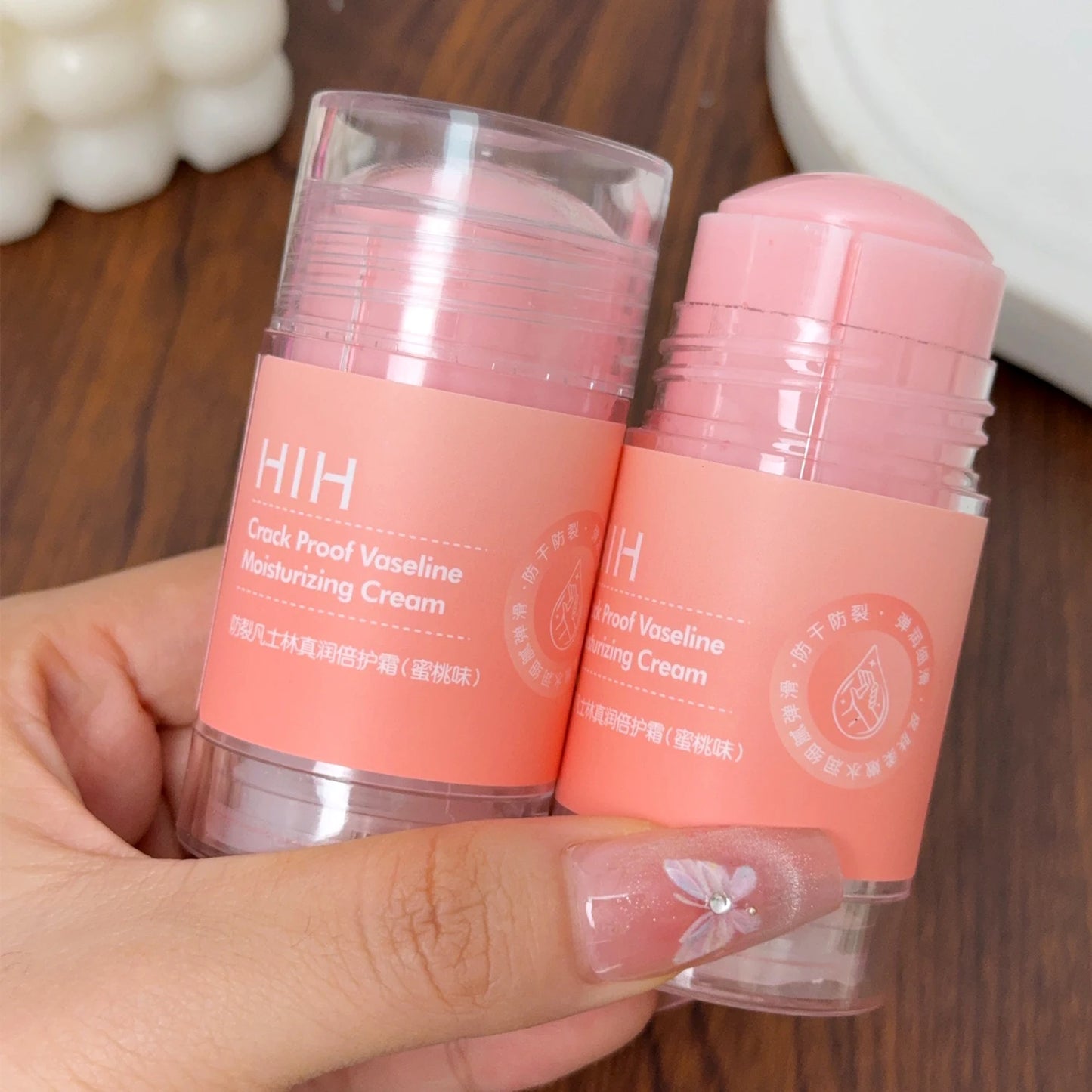 Anti Cracking Feet Cream Stick Double Protection Moisturizing Peach Orange Hand Foot Softening Dry Exfoliation Daily Foot Care