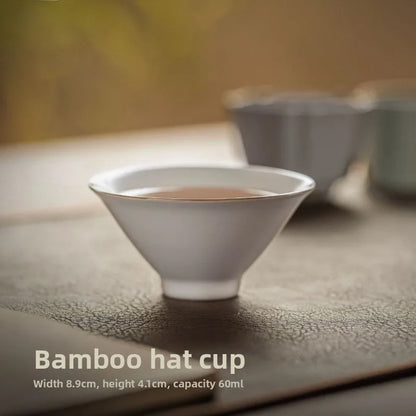 5 Famous Kilns Master Cup Tea Cup Set Kung Fu Tea Ware Tea Bowl Gift Box Home Ceramic Tea Tasting Cup Souvenir