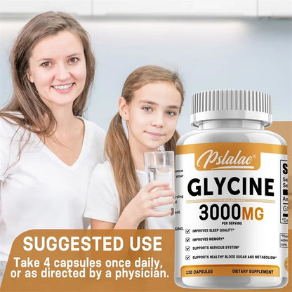 Glycine Supplement - Improve Sleep Quality and Suppress Appetite, Promote Deep Sleep