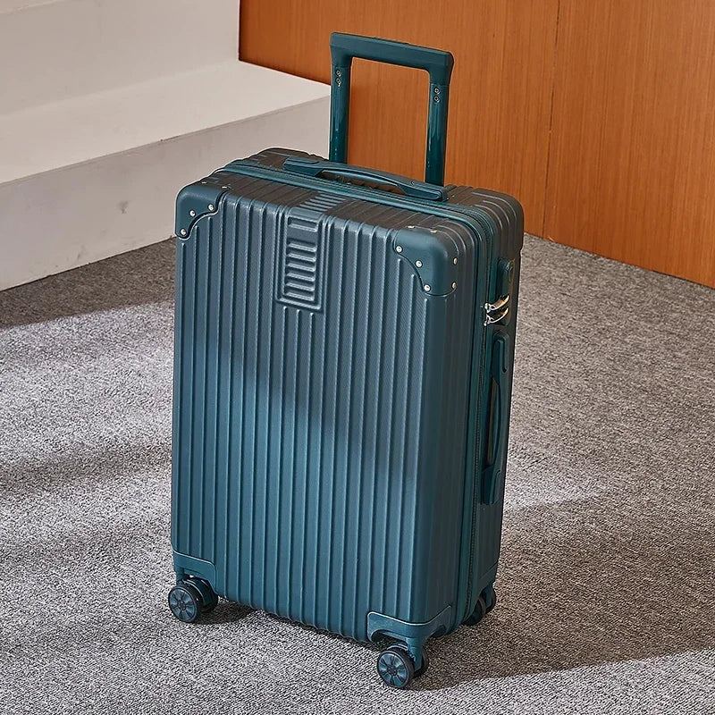 100% Aluminum Magnesium Alloy Travel Luggage Trolley Luggage 20 22 24 26 28 Inch Trolley Luggage Carry-On Luggage With Cup Holde