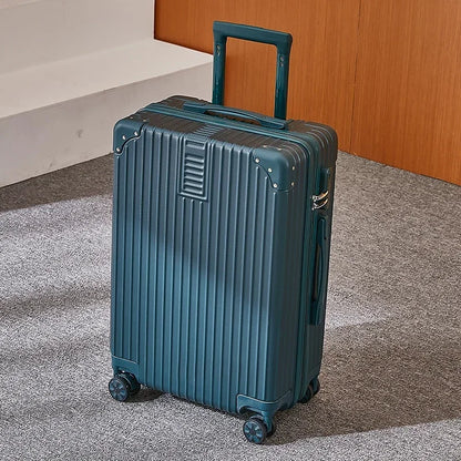 100% Aluminum Magnesium Alloy Travel Luggage Trolley Luggage 20 22 24 26 28 Inch Trolley Luggage Carry-On Luggage With Cup Holde