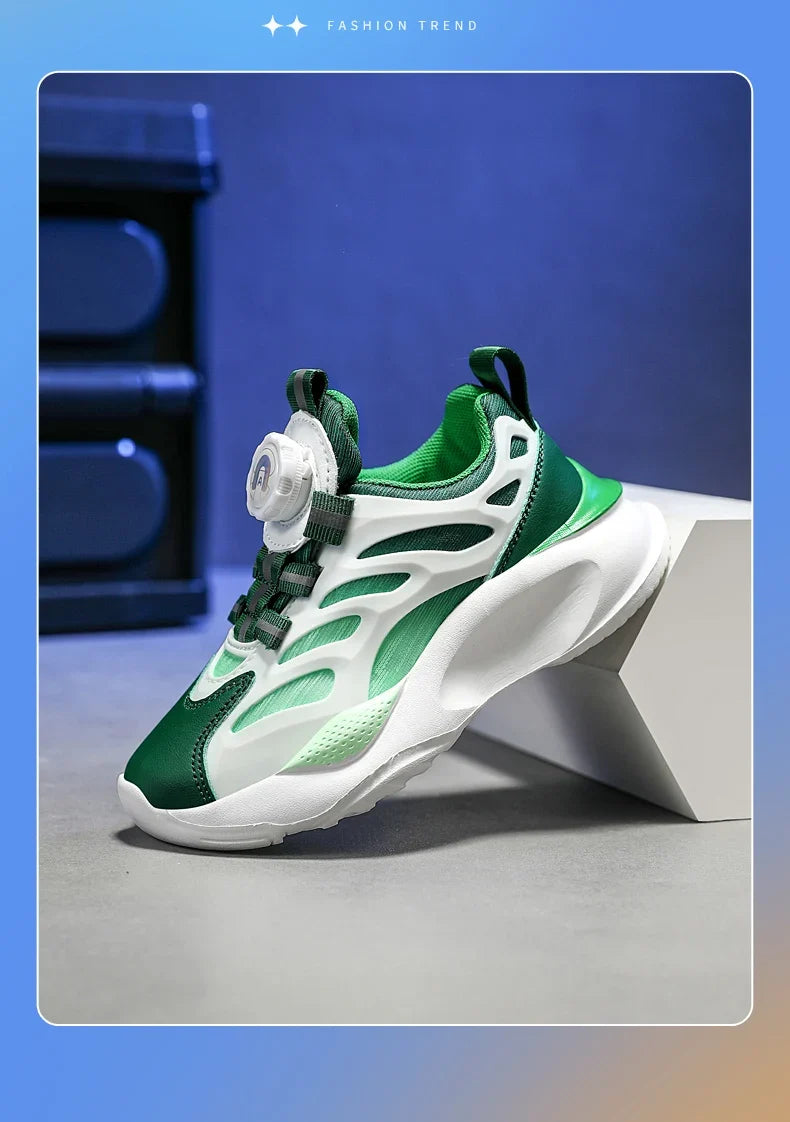 Casual Kid's Sneakers Thick Sole Running Sports Shoes for Children Fashion Student Shoe Boys Girls Tennis Trainers Size 28-39