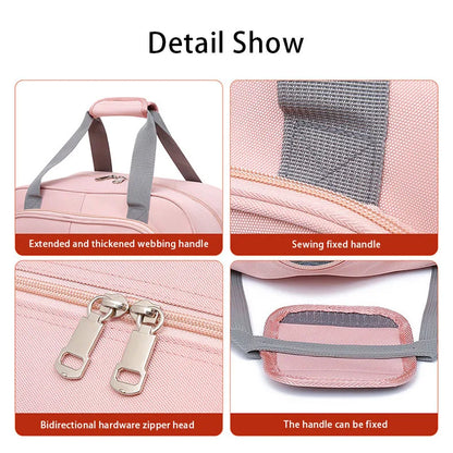 Large-Capacity Travel Bag, Short-Distance Business Trip Tote Bag, Wet and Dry Separation Fitness Bag, Lightweight Waterproof Luggage Bag, Unisex Sports Bag