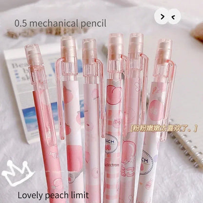 Kawaii Mechanical Pencil set 0.5/0.7mm 2B Refill Cute Cartoon Automatic Pencils School Office Supplies Child Gift Statione