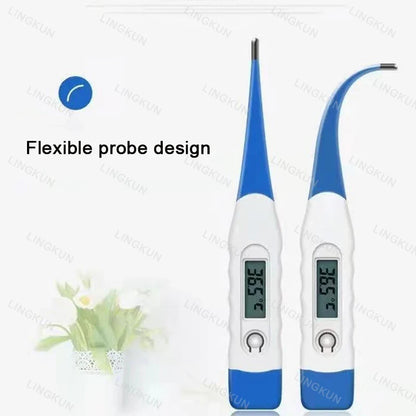 Household Adults Children Thermometers for Fever Thermometer Electronic Soft Head Digital Oral Armpit Temperature Measurement