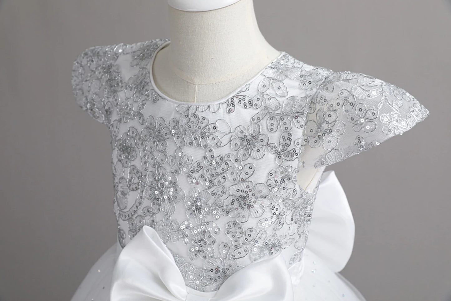 Stunning Little/Big Girls Lace Flower Girl Wedding Bridesmaid Birthday Party Holiday Pageant Easter Prom Fancy Dress