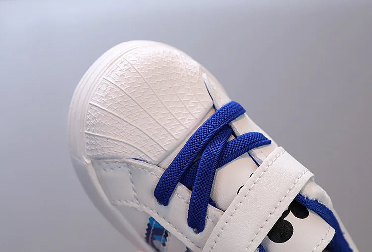 Spring And Autumn New Baby Walking Shoes Soft Soled Board Shoes Children's Sports Shoes Single Shoes Casual White Shoes