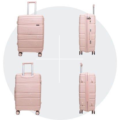 Luggage Trolley Case for Women, 20-Inch Small Carry-On, Double-Layer Explosion-Proof Zipper, Multifunctional Password Box, 2025 New Model