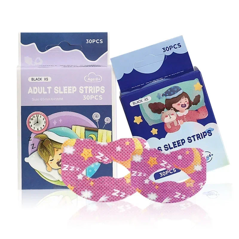Children Anti-Snoring Stickers Mouth Correction Orthosis Tape Adult Night Sleep Lip Nose Breathing Improving Patch