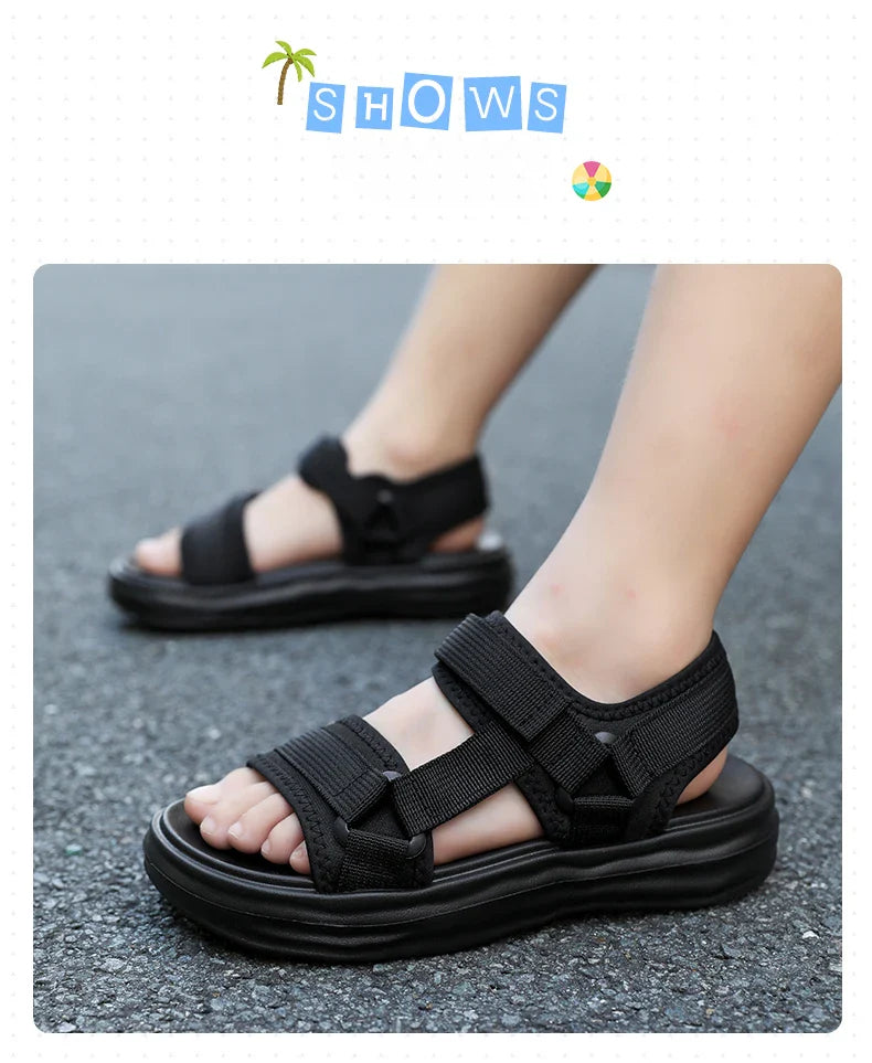 Men's New Summer Sandals, Sports Comfortable and Wear-Resistant Beach Shoes, Outdoor Casual Sandals