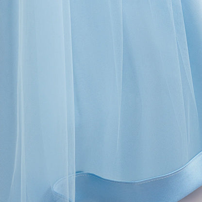 Fashion Bridesmaids Party Girls Dresses Elegant Flower Wedding Princess Dress for Girl Birthday Evening Prom Christmas Costumes