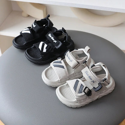 Girls Beach Sandals Summer Baby Sport Sandals Boys Net Cloth Kids Sneakers  Comfortable Canvas Water Shoes Kids