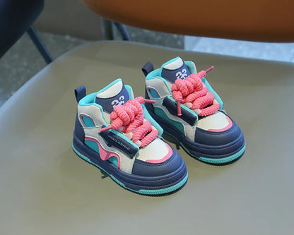 Children's Causal Shoes Fashion Non-slip Kids School Tennis Shoes Spring Autumn Versatile Boys Girls Running Sports Shoes Soft
