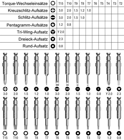 Magnetic Screwdriver Bits Set Torx Phillips Screw Driver Socket Remover Wrench Phone PC Repair Tools Electrical Tool Accessories