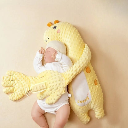 Baby Soothing Sleeping Pad, Infant Comfort Pillow with Patting Function for Anti-Startle Support and Warm Compress Design