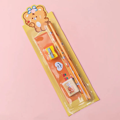 Cute Kapibala Stationery Set Birthday Present Children Student Back To School Gift Study  Supplies Kawaii Kids Prize Gift