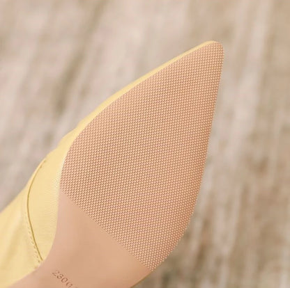 Women's Shoes Formal Black Ladies Pumps with Medium Heels Pointed Toe Luxury Brand Elegant Dress Popular Stylish Lastest Y2k A L