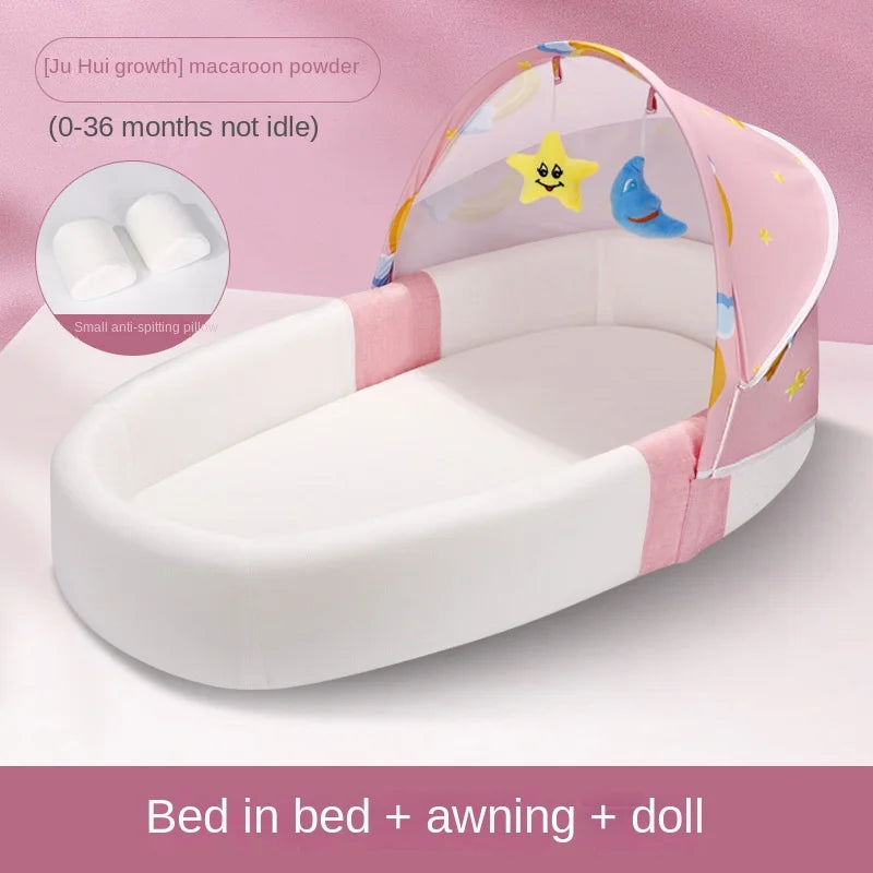 Lazychild Baby Bed In Bed Foldable Portable Newborn Sleeper Bionic Bb Bed Bed Anti Pressure Portable Cot Cunas Para El Bebe