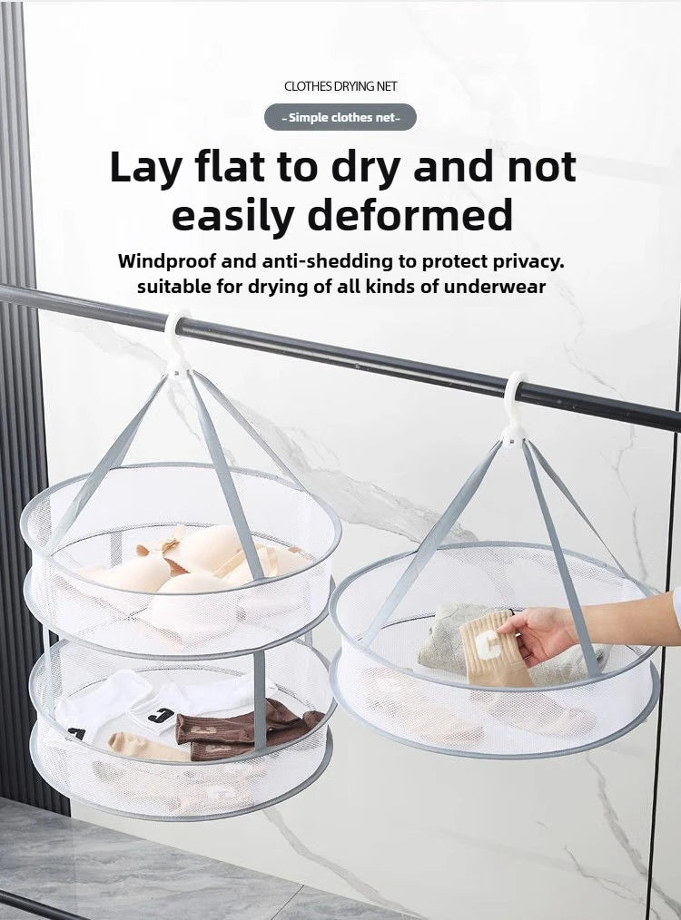 Clothes Drying Net, Socks Drying Artifact, Home Clothes Drying Basket, Sweater Drying Net Pocket, Cool Socks Drying Rack