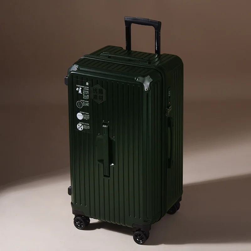 Oversized capacity student pull rod suitcase 28 "brake universal wheel travel luggage men's and women's password 32 " travel box