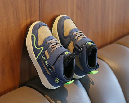 Children Casual Shoes for Boys Breathable Sneaker Antumn Winter Kids High Top Children's Board ShoesStudents School Shoe
