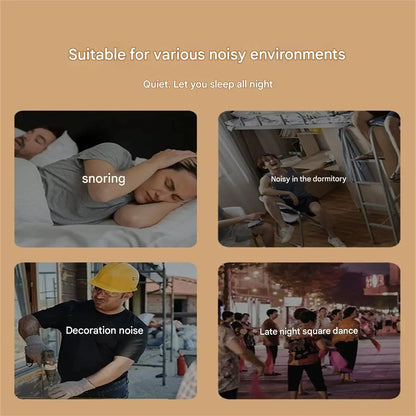 Noise-isolating earmuffs for men and women sleeping and noise reduction in autumn and winter outdoor sports cycling plus velvet