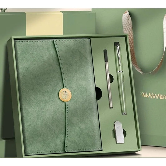New Product Notebook Gift Box Set Custom Logo Souvenir Business High-end Notepad Gift Box Set Holiday Gift for Friends
