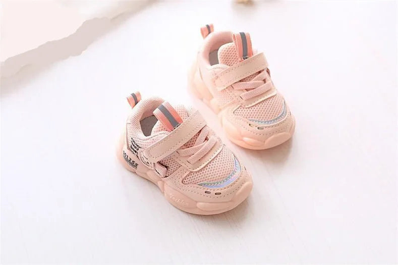 Autumn Winter Casual Shoes for Baby Boys Girls Plush Warm Kids Sneakers Solid Walking Shoes Toddler PU Leather Cotton Shoes